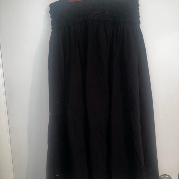 Free People Black Crop Top and midi skirt set - Picture 6 of 13